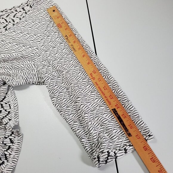 Habitat Women’s Textured Stretch Tunic Top Size Large Lagenlook‎ Casual Comfort - Picture 10 of 12